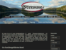 Tablet Screenshot of hotel-stremme.de